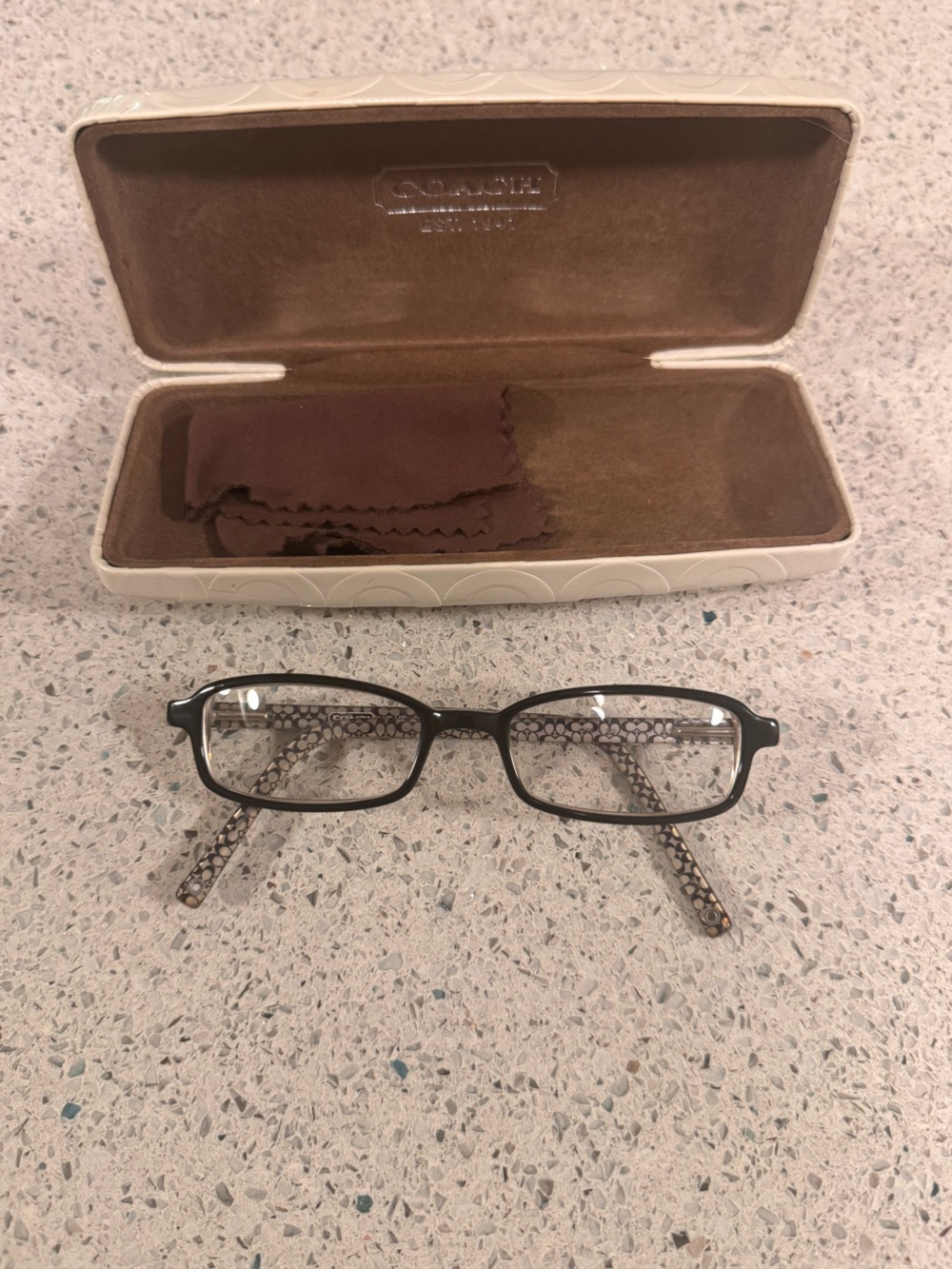 Coach Glasses with hard case